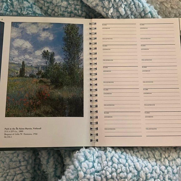Metropolitan Museum of Art Other - The Metropolitan Museum of Art Monet Address Book